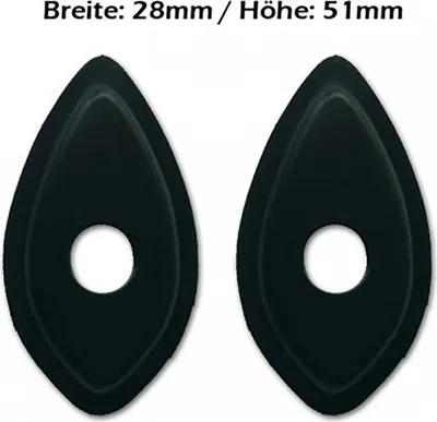 Obrázek produktu pro Adaptační desky pro motocyklové blinkry Indy Spacer kompatibilní s modely Honda