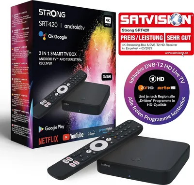 Obrázek produktu pro Strong SRT 420, Amlogic, 2 GHz, Cortex-A35, 2048 MB, DDR4, 8 GB