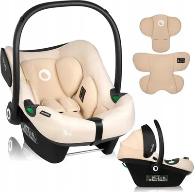 Obrázek produktu pro Autosedačka Lionelo Astrid I-Size, Isofix, 40-87 cm, s paměťovou pěnou, materiál Epp, barva béžová