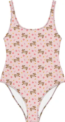 Produktbild von Mr. & Mrs. Panda Badeanzug Hund Dackel Größe L - Rosa - Geschenk, Süß, Badebekleidung, Herz, Bademode, Sprüche, Beachwear, Hunde, Strandmode, Shape-Badeanzug