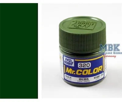 Image de GUNZE GSC320 Vert foncé (10 ml) Mat soyeux