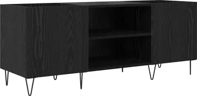 Obrázek produktu pro vidaXL Skříňka na desky vzhled černý dub 121 x 38 x 48 cm