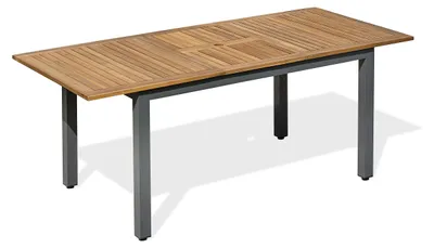 Image de Table de jardin 8 places alu et acacia