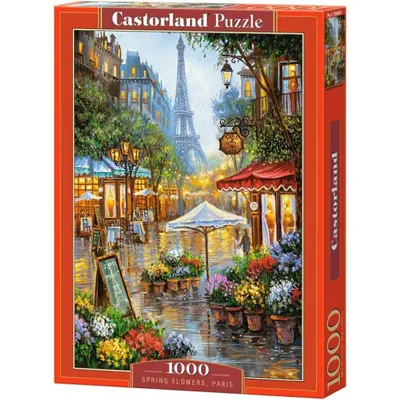 Immagine prodotto di Puzzle 1000 pezzi Fiori di primavera, a Parigi 103669