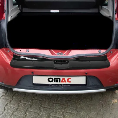 Image de Protection Seuil de Pare-chocs Arriére Pour Dacia Sandero 2012-2016 ABS Brillant