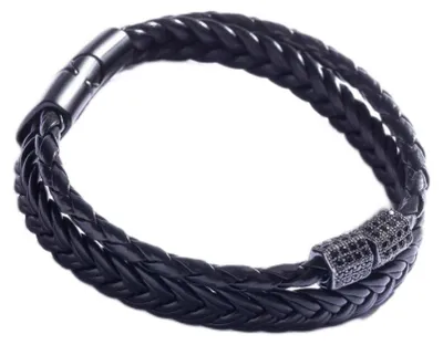 Zdjęcie produktu dla Męska podwójna bransoletka MCGB5051   Długość: 19 cm