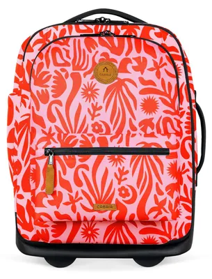 Produktbild von CABAIA Rucksack Soft Suitcase 2 Wheels All Over Trolley 27L Zante pink 42cm