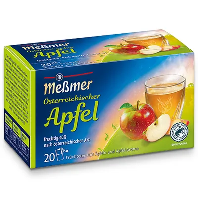 Zdjęcie produktu dla Meßmer aromatyczne owocowe austriackie jabłko 20s 50g