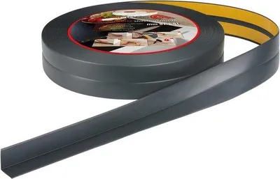 Immagine prodotto di Nastro di finitura antracite da 25 metri, nastro sigillante flessibile in PVC per giunti e angoli