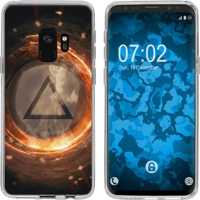 Produktbild von PhoneNatic Case kompatibel mit Samsung Galaxy S9 Silikon-Hülle Element Feuer M3