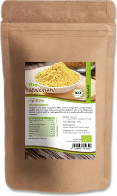 Produktbild von Mynatura  Maismehl kaufen – Glutenfreies Maismehl für Tortillas, Brot & Backen