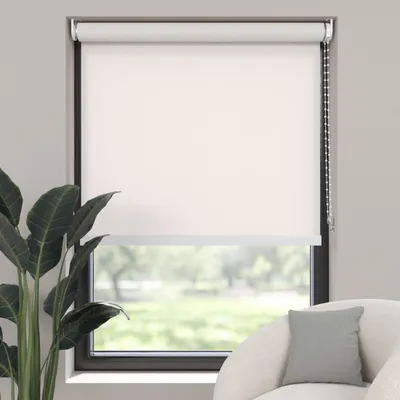Produktbild von Rollos - lichtdurchlässig Weiß - 55x190cm - Fenster und Tür Jalousie