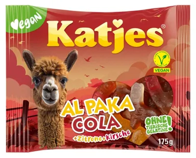 Immagine prodotto di Katjes Al Paka Cola & Limone & Ciliegia - Caramelle gommose vegane alla frutta - Confezione risparmio 22 x 175 g - Un'offerta di FISGUS® by krass-shoppen_de
