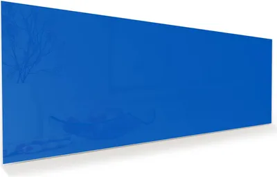 Produktbild von Glasbild 150x60cm in XXL für Wohnzimmer, Schlafzimmer Motiv Blauer Hintergrund I