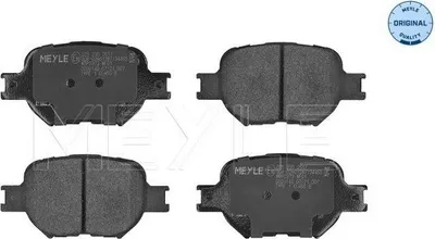 Produktbild von MEYLE 025 235 2617 Bremsbeläge Vorne für TOYOTA COROLLA (ZZE12, NDE12, ZDE12) CELICA (ZZT23) COROLLA Kombi (E12J, E12T) COROLLA Verso (ZDE12, CDE12)