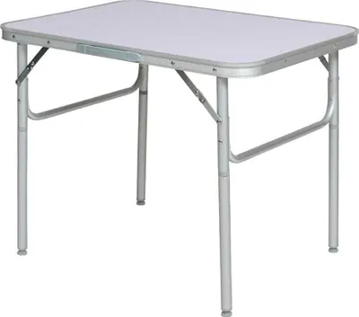 Produktbild von Zusammenklappbarer Campingtisch aus Aluminium - verstellbare Beine - für Strand oder Garten - 60 x 45 x 50 cm Klapptisch