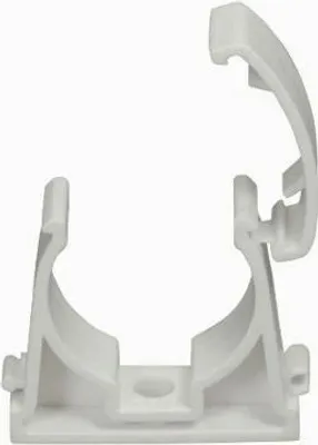 Produktbild von Abschließbarer Rohrhalter U-28 weiß 111571 AKS