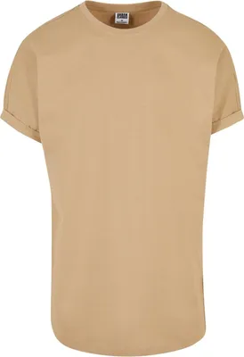 Obrázek produktu pro Pánské tričko Urban Classics Long Shaped Turnup Tee unionbeige - M