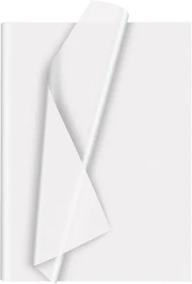Immagine prodotto di Carta velina bianca, 60 fogli, 50 x 37 cm, ideale per confezioni regalo