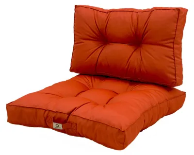 Immagine prodotto di Cuscini per salotto da giardino trapuntato 50x50cm Arancione
