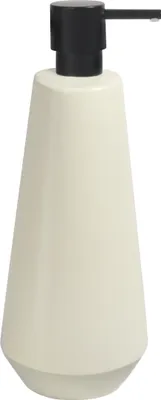 Zdjęcie produktu dla Spirella - dozownik mydła Joshua, wykonany z ceramiki, pojemność 650 ml. Elegancki i praktyczny dodatek do łazienki. Łatwy w napełnianiu i użytkowaniu. Idealny do codziennego użytku. Kolor: czarny