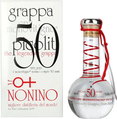 Produktbild von Nonino Distillatori Grappa Di Picolit Cru Monovitigno 50% vol 2019 Grappa ( 1 x 0.5 L )