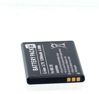 Produktbild von Akku für Nokia BL-4UL Li-Ion 3,7 Volt 1000 mAh schwarz.