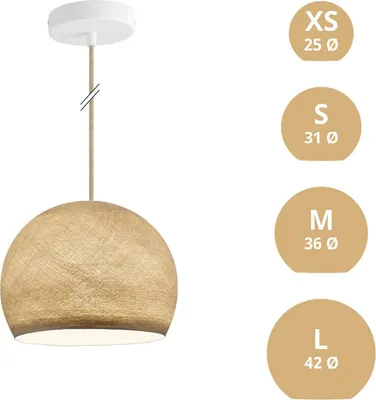 Immagine prodotto di Creative-Cables Lampada a sospensione con paralume Cupola
