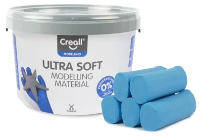 Image de Creall - Clay Play-it ultra-souple bleu vif 1100 g