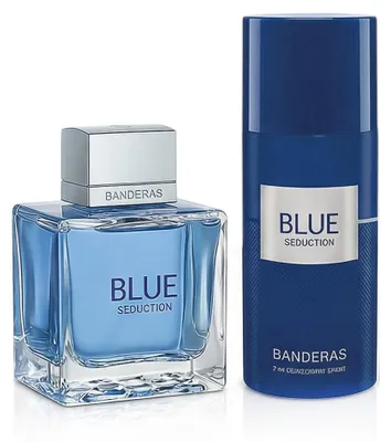 Image de Antonio Banderas Blue Seduction pour homme, coffret eau de toilette 100 ml + déodorant spray 150 ml