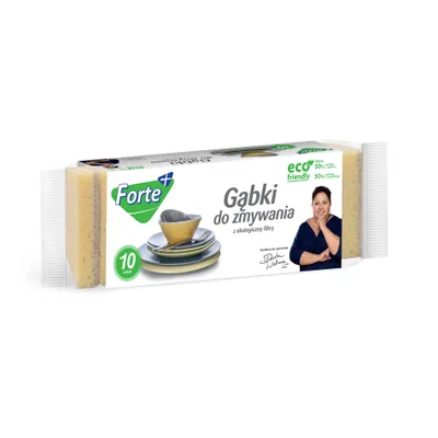Obrázek produktu pro Houbičky na mytí nádobí 10 kusů SCHWAMM houbička na nádobí čisticí hadřík čisticí houbička