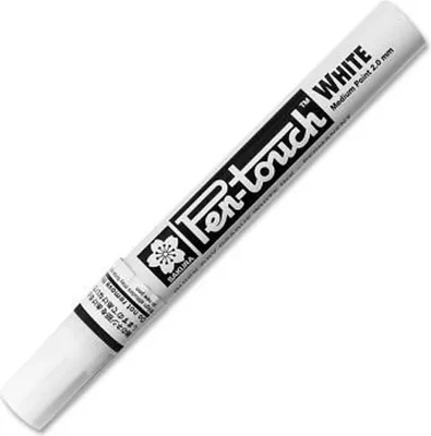 Immagine prodotto di SAKURA 42500 SAKURA pennarello permanente a tocco medio, bianco