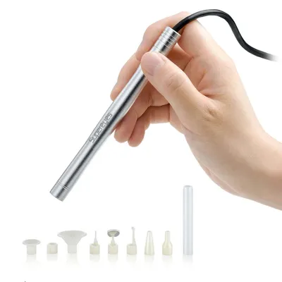 Produktbild von Supereyes B005+ USB Digital Mikroskop Digitalmikroskop 1 bis 200-facher Vergrößerung mit LED-Beleuchtung und Stativ