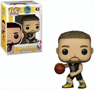 Produktbild von FUNKO POP! Vinyl Figur Sports Basketball NBA Golden State Warriors Stephen Curry 43
