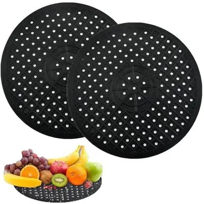 Produktbild von Spülbeckeneinlage Gummi 30,6 cm Set aus 2 Stück, Rutschfeste Abtropfmatte