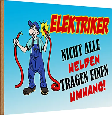 Produktbild von Holzschild Spruch 30x20cm eigentlich wollte ich putzen