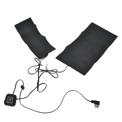 Zdjęcie produktu dla C5V 2A Elektryczna kamizelka grzewcza USB z podkładką grzewczą – regulowana temperatura, zestaw 2 w 1 zapewniający komfort i ciepło