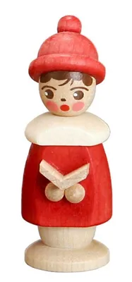 Produktbild von Miniaturfiguren 3 Kurrendefiguren rot Höhe 3,7cm NEU