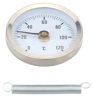 Immagine prodotto di INF Termometro analogico 63mm acciaio inox bimetallico per BBQ e forno