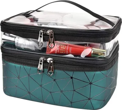 Produktbild von J&W Kosmetiktasche für Frauen Hiwn Grün Schwarz Univerzální