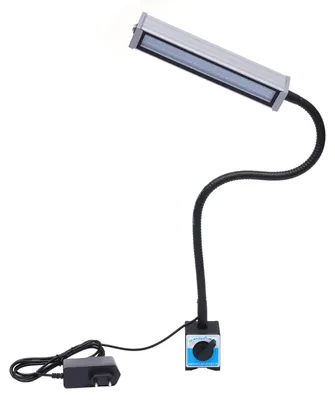 Produktbild von Magnetische LED Arbeitsleuchte - flexible Schwanenhals Lampe - 60 LEDs - wasserdicht - 360° biegsam - für Maschinen und Industriebeleuchtung