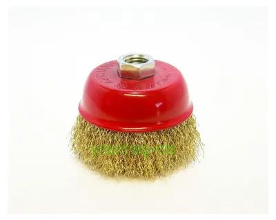 Produktbild von Topfbürste Schleifbürste Drahtbürste Stahl M14 Ø 60mm - 120mm (75mm)