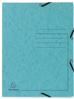 Produktbild von Exacompta 55422E, Zeichenmappe, A4, Pressspan, Türkis, Porträt, 250 Blätter