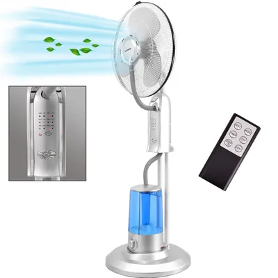Produktbild von Syntrox Germany Standventilator mit Luftbefeuchter 75W 3 Stufen silber