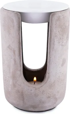 Produktbild von Duftlampe "Ambiente für Teelicht aus Beton/Keramik Höhe 15cm
