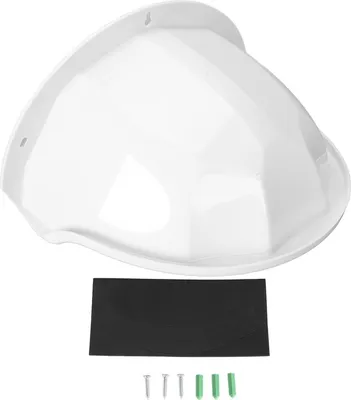 Immagine prodotto di Telecamera di sorveglianza Sun Rain Cover Hard Shield Outdoor Canopy per la sorveglianza Dome PTZ Bianco Bianco