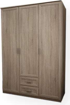 Zdjęcie produktu dla Meblast | Szafa 150/210 cm, Sonoma jasna, okucia Premium | Praktyczna, ponadczasowa