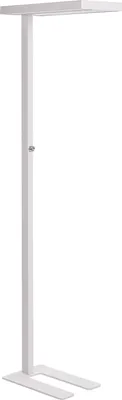 Produktbild von BELIANI LED-Stehlampe Weiß Metall 197 cm mit Knopf Dimmschalter Drehdimmer Langes Kabel Bogenlampe Industrie Wohnzimmer Ausstattung Beleuchtung