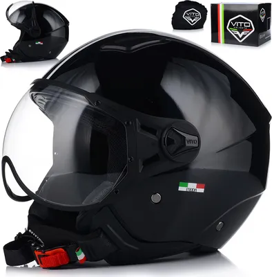 Produktbild von Jethelm Motorradhelm | VITO MODA | Helm mit integrierter Sonnenblende Jet - S (55-56cm)