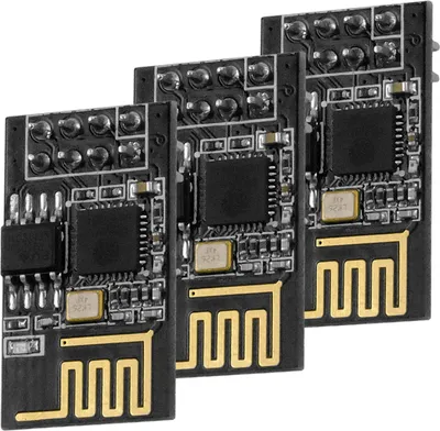 Obrázek produktu pro AZ-Delivery Mikrokontrolér ESP8266 ESP-01S, modul WLAN/WiFi pro Raspberry Pi, 3x ESP8266-01S